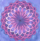 purple flower mandala